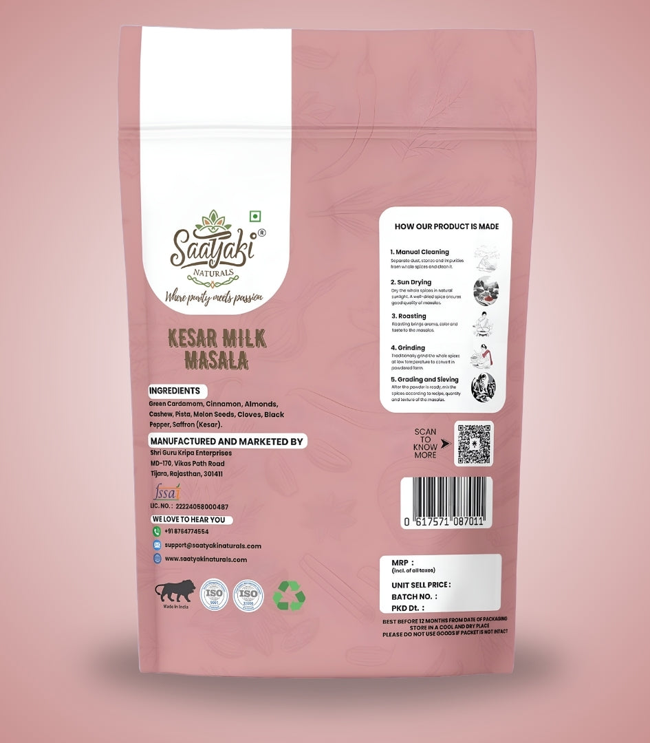 Kesar Milk Masala - Saffron & Dry Fruit Blend