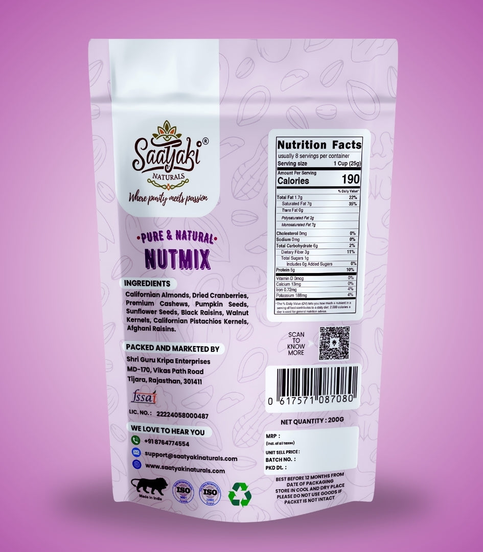 Premium Nutmix - Healthy Nuts & Seeds Mix