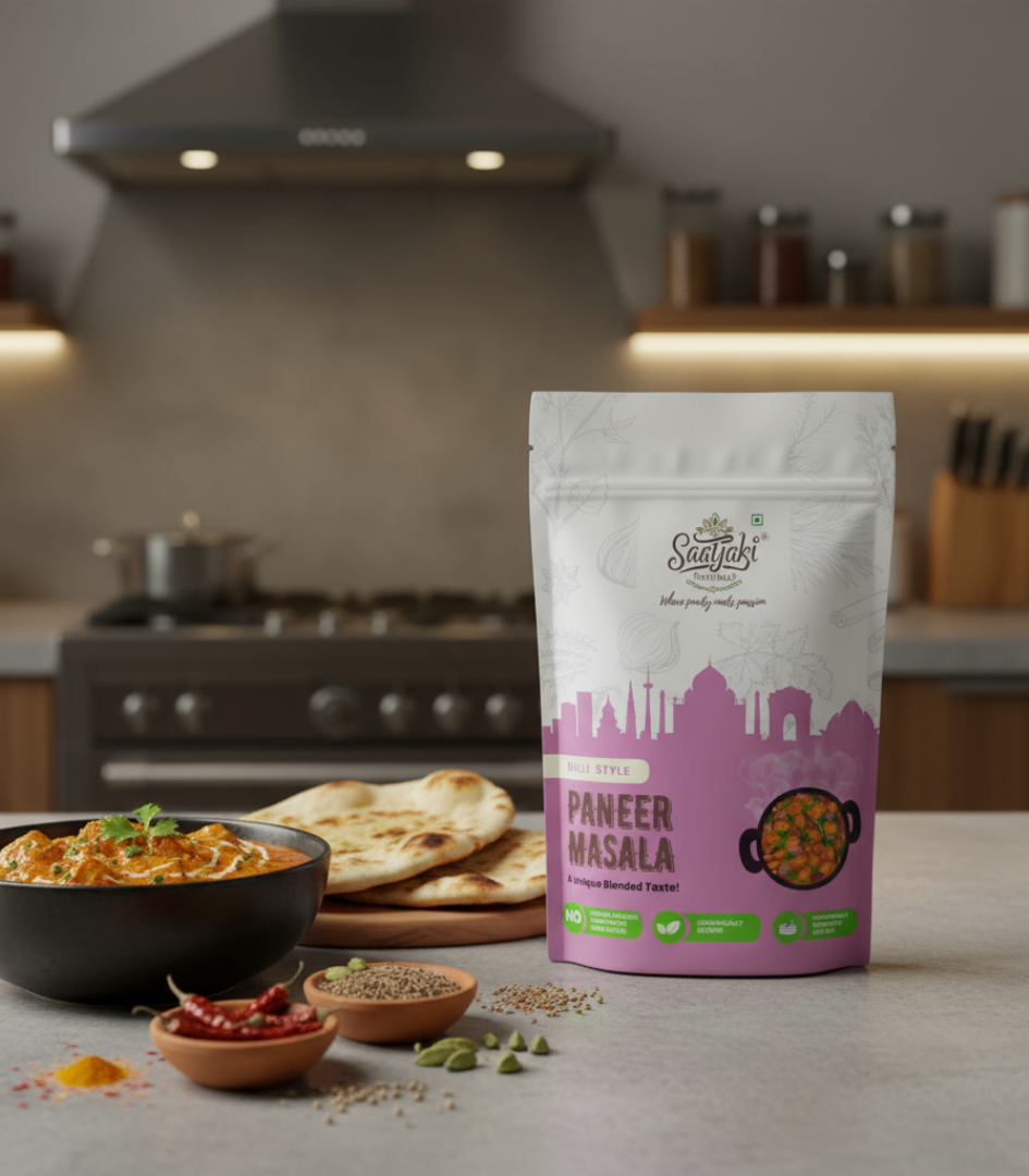 Dilli Style Paneer Masala - One Spice Mix for All Paneer Dishes