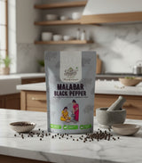 Malabar Black Pepper - Premium Whole Kali Mirch