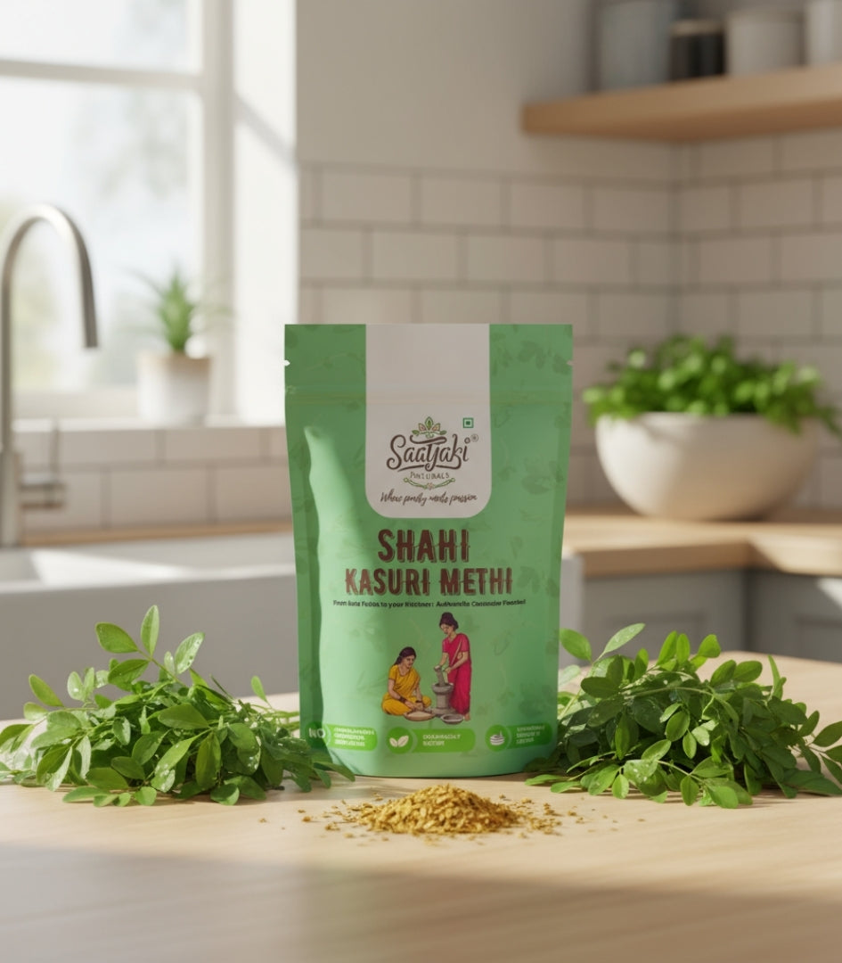 Shahi Kasuri Methi - Premium Dried Fenugreek Leaves