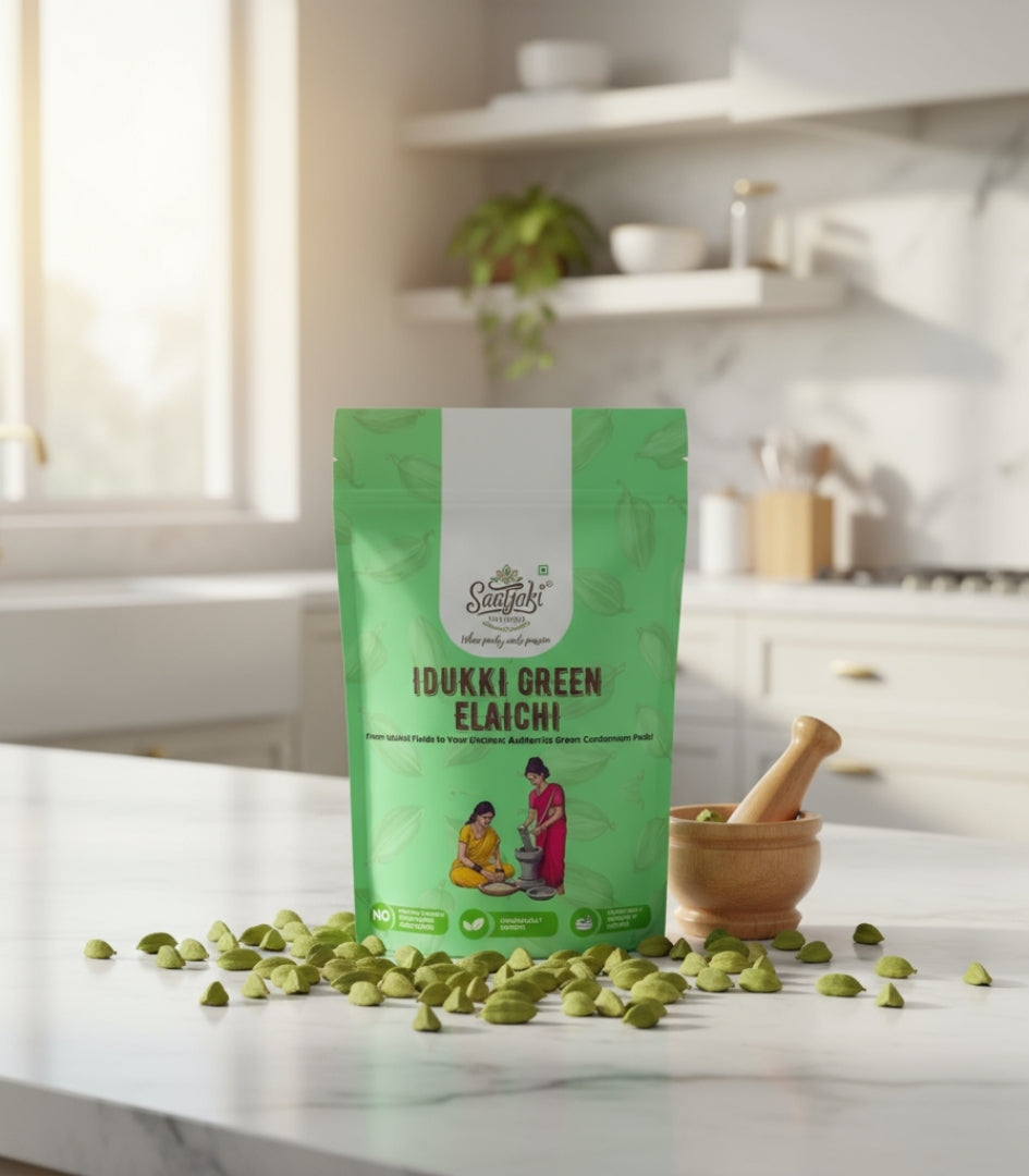 Idukki Green Elaichi - Premium Green Cardamom Pods