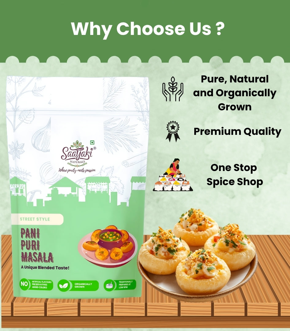Pani Puri Masala -  Street Style Golgappe Masala