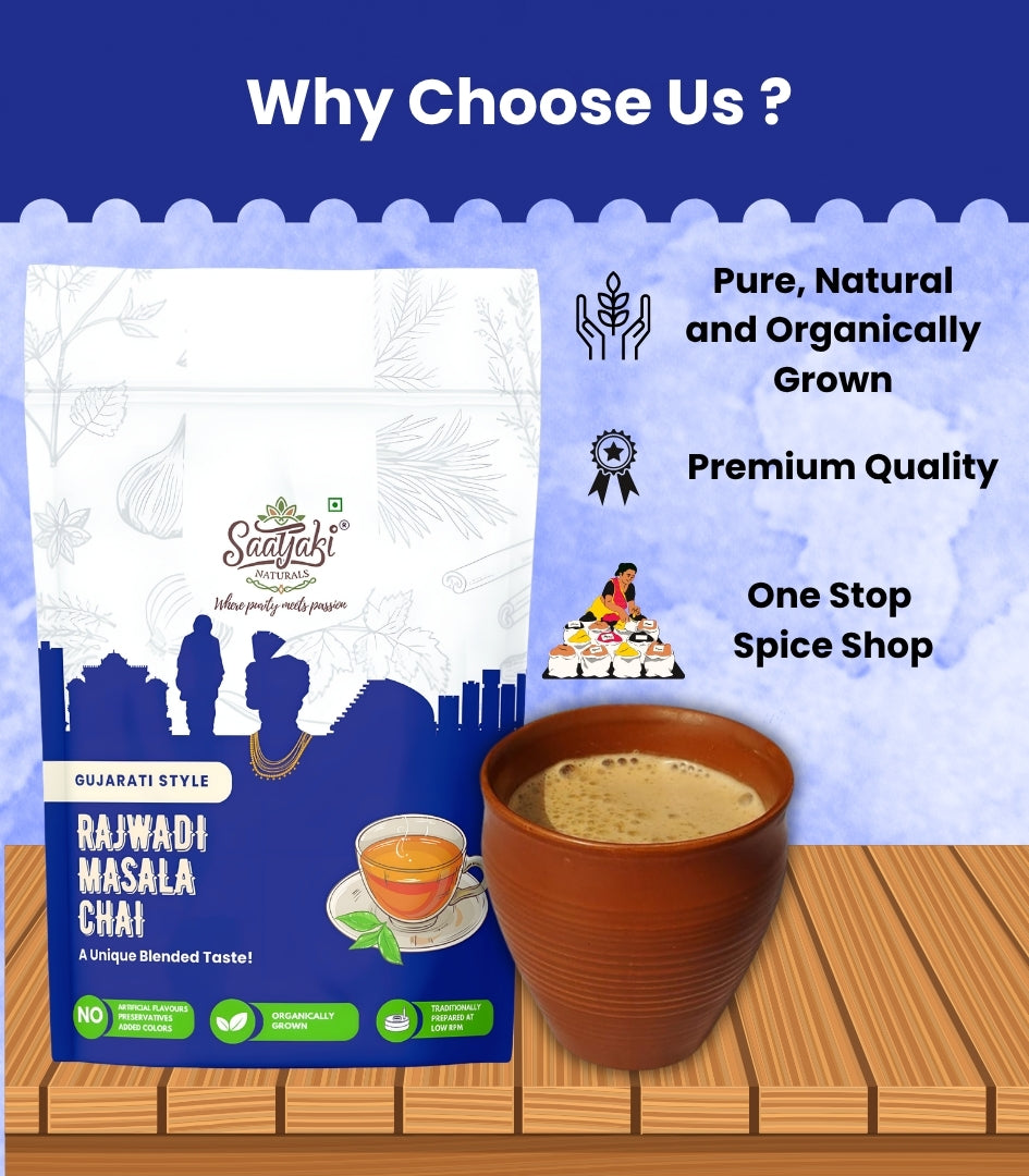 Rajwadi Chai Masala - Authentic Royal Tea Masala Mix