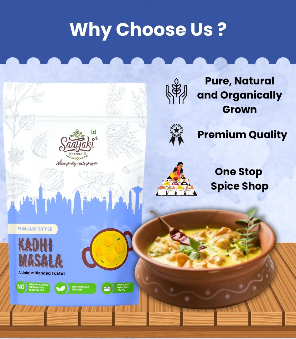 Pure Punjabi Style Kadhi Masala - Authentic North Indian Curry Spice Mix