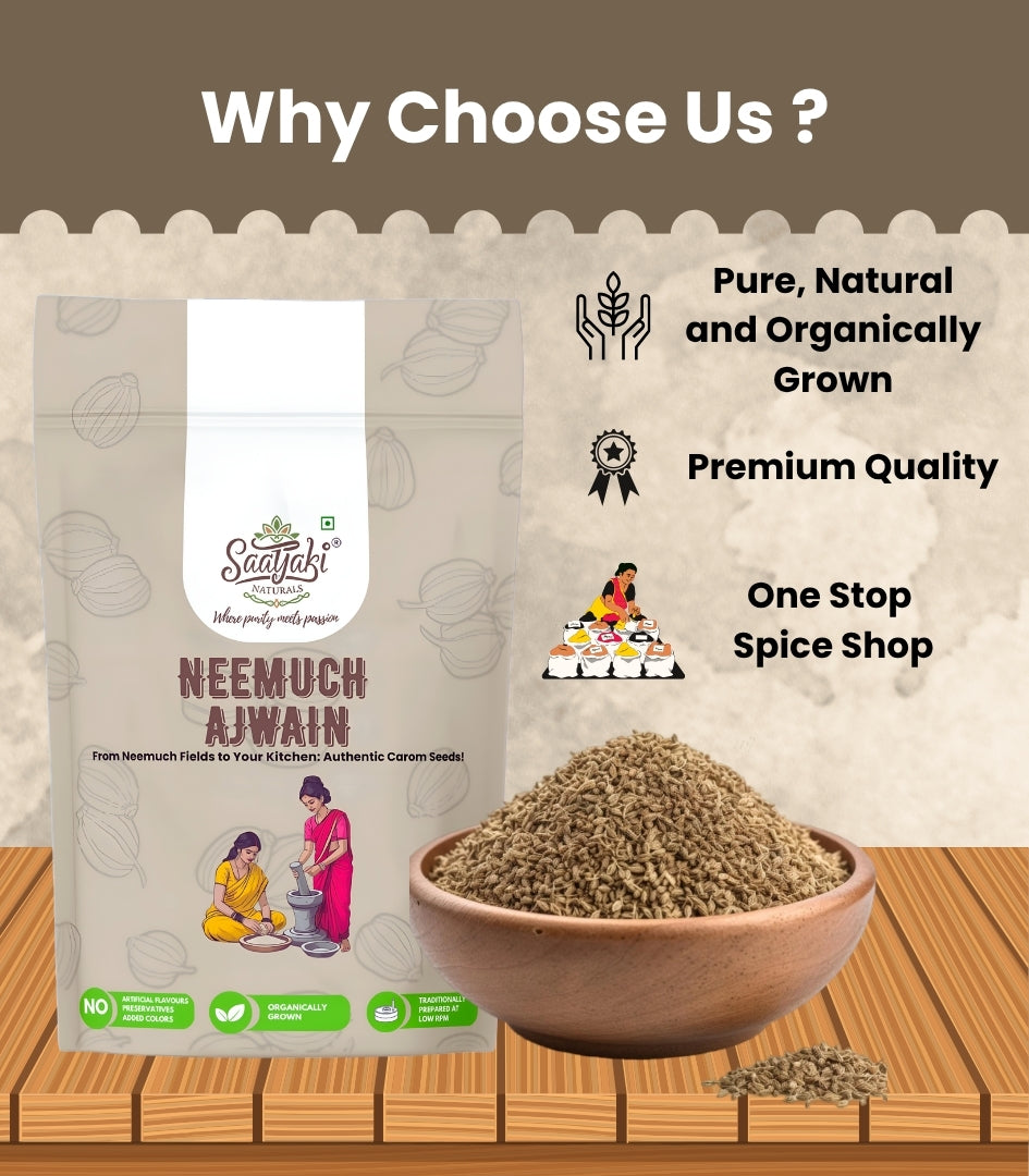Neemuch Ajwain - Premium Organic Carom Seeds