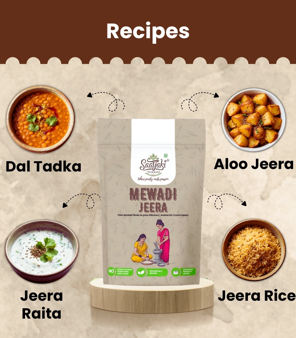 Mewadi Jeera - Premium Organic Cumin Seeds