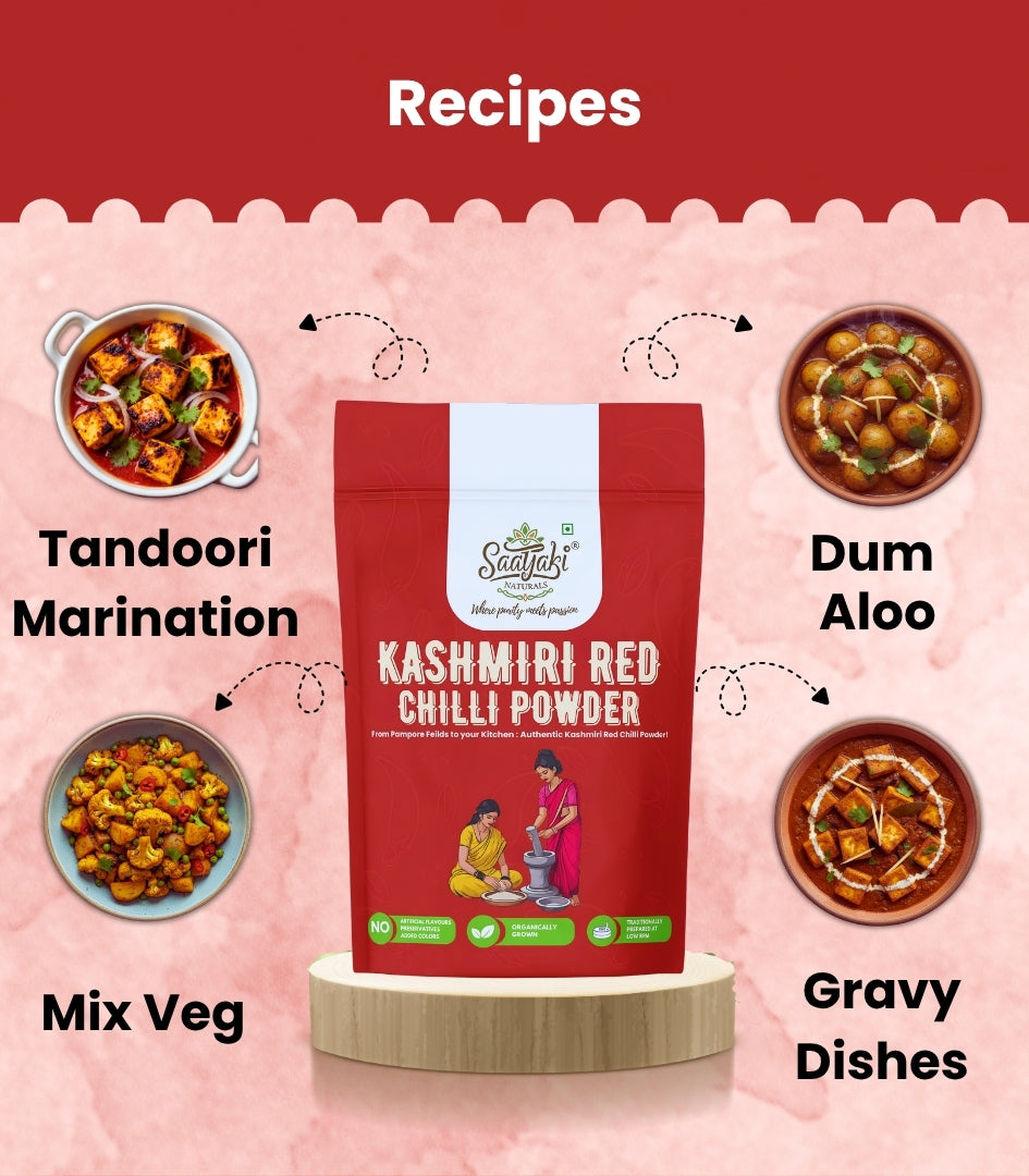 Kashmiri Red Chilli Powder - Premium Kashmiri Lal Mirch Powder