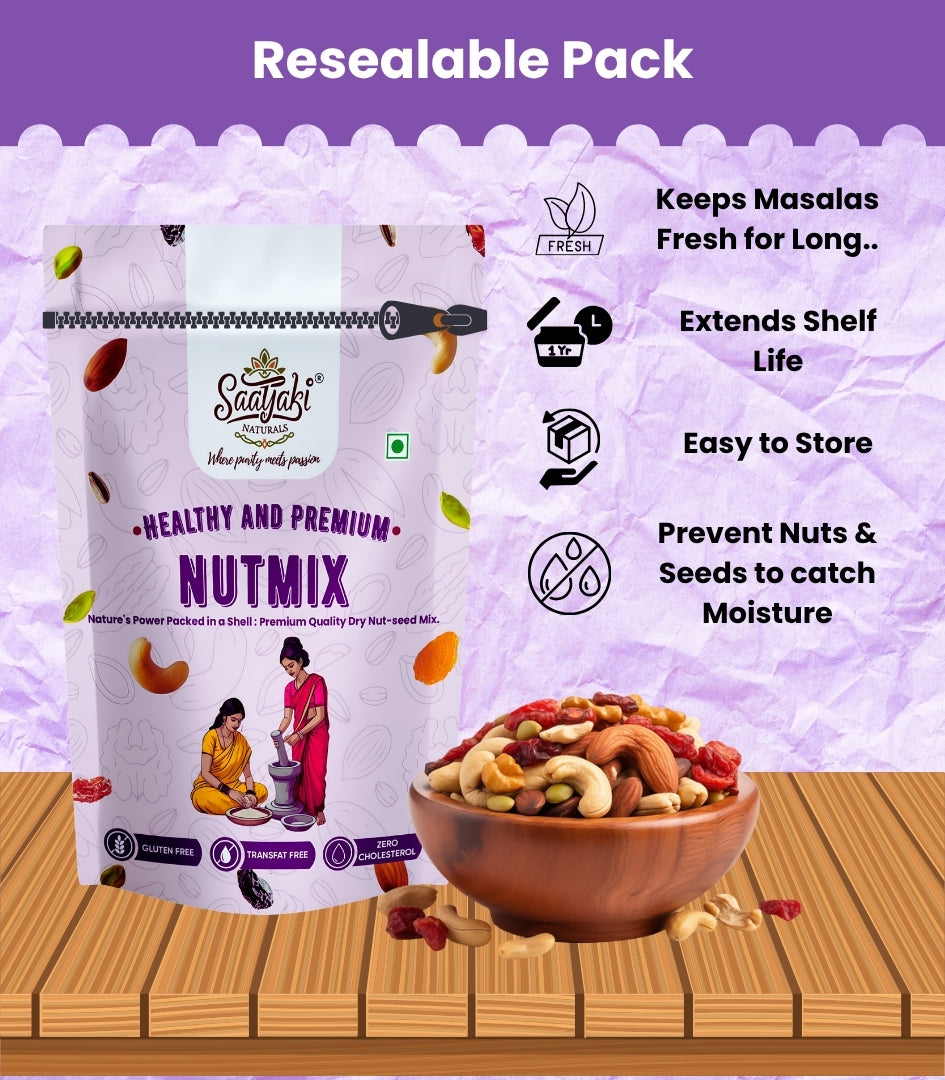 Premium Nutmix - Healthy Nuts & Seeds Mix