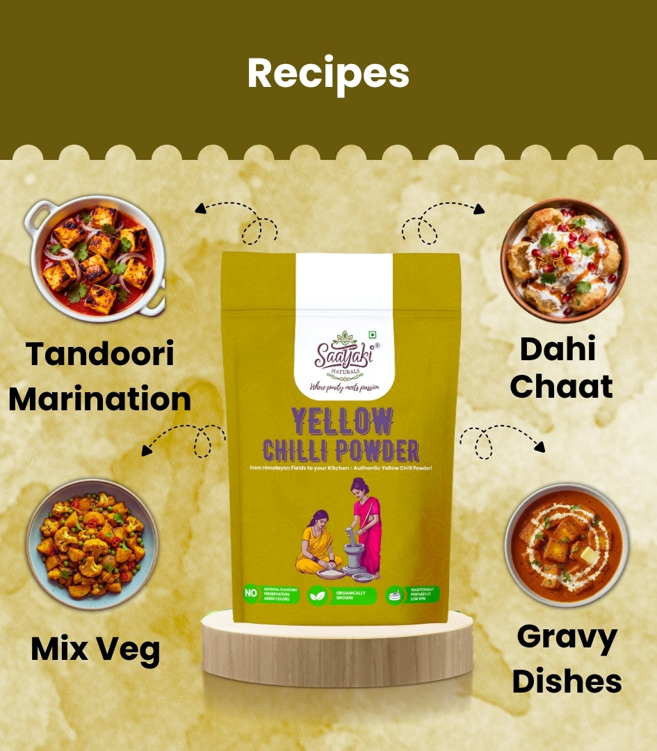 Himalayan Yellow Chilli Powder -Authentic Pili Mirch Powder