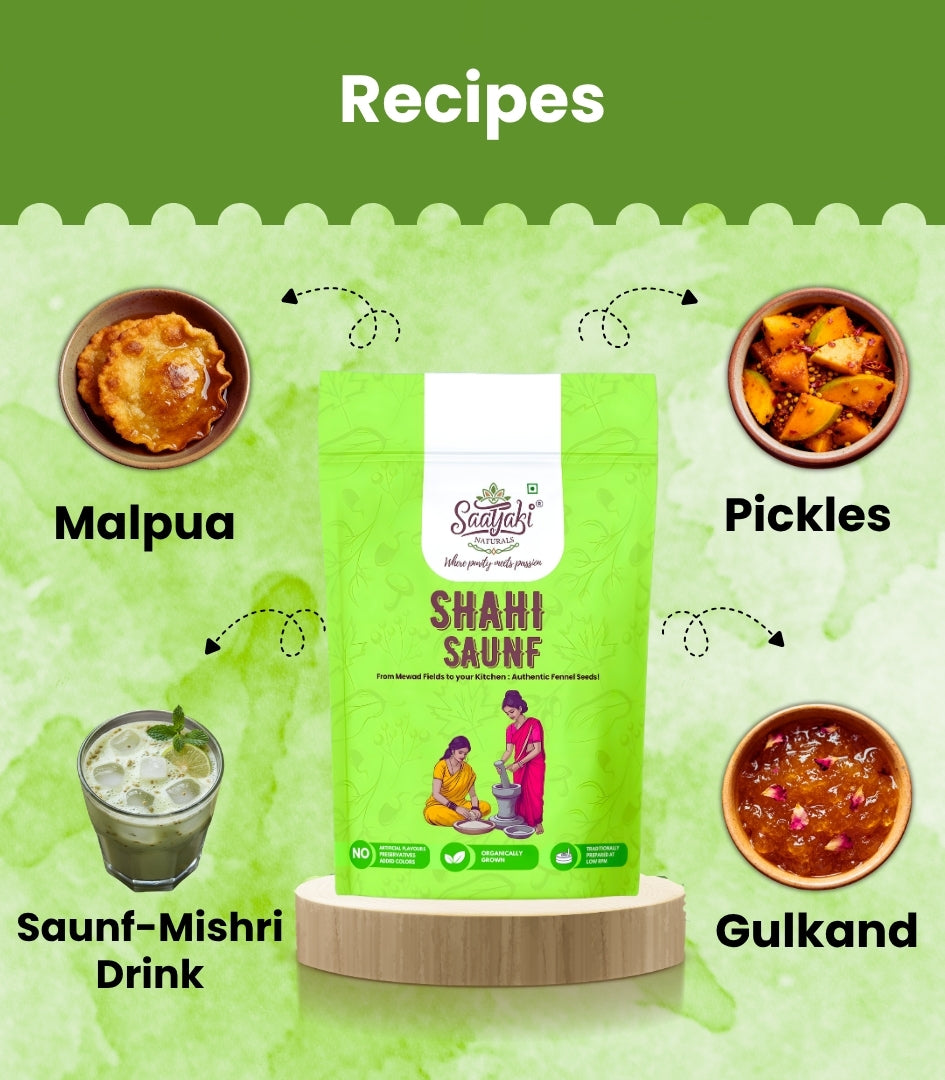 Shahi Saunf - Natural & Chemical-Free Fennel Seeds