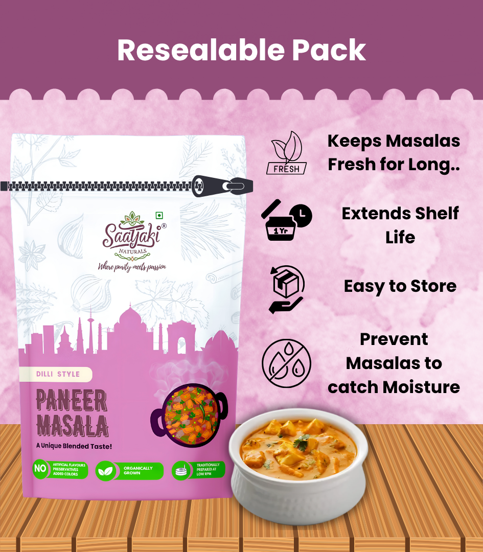 Dilli Style Paneer Masala - One Spice Mix for All Paneer Dishes