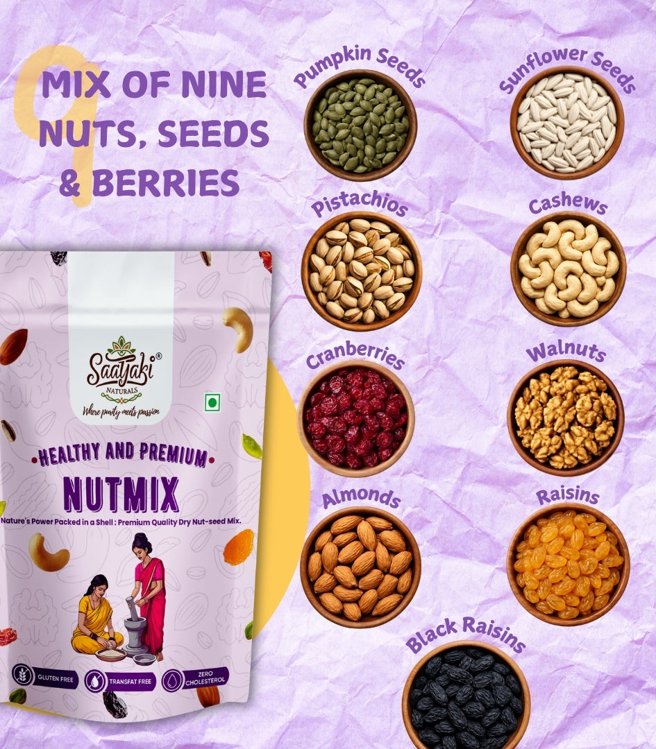 Premium Nutmix - Healthy Nuts & Seeds Mix
