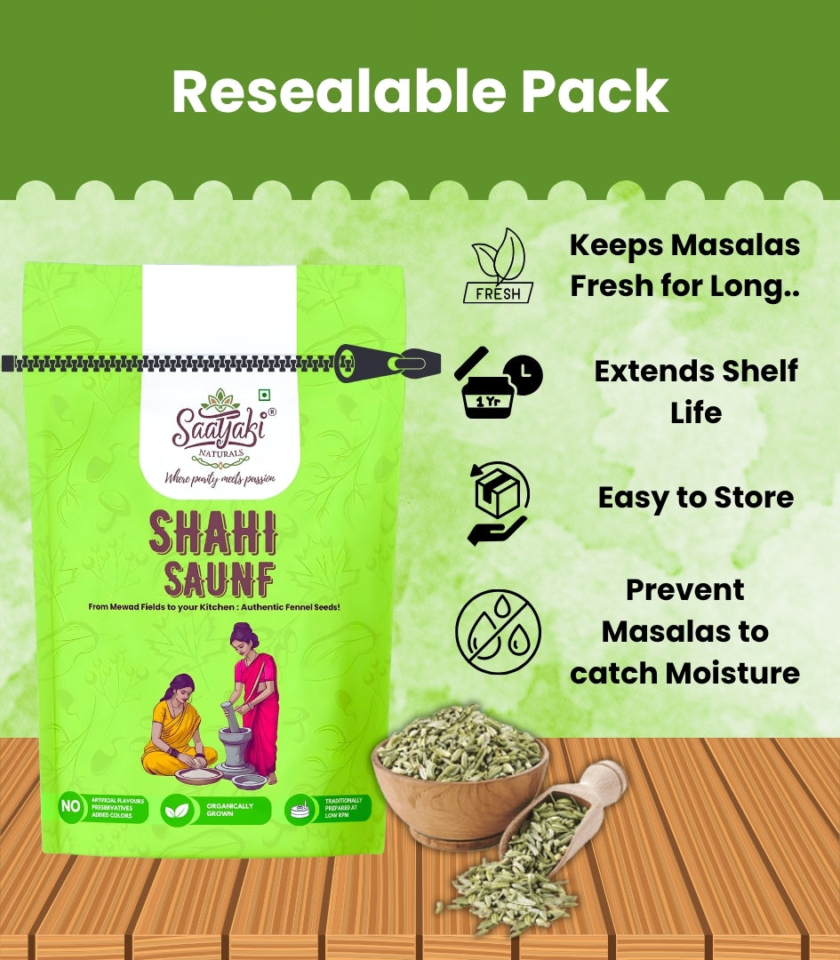 Shahi Saunf - Natural & Chemical-Free Fennel Seeds