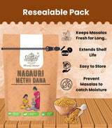 Nagauri Methi Dana - Premium Bold & Clean Fenugreek Seeds
