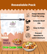 Dilli Style Chaat Masala - Authentic Spice Mix for Snacks & Salads