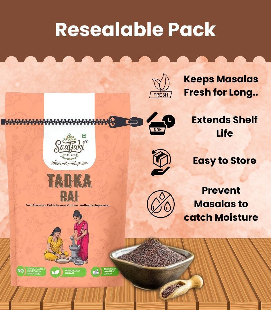 Tadka Rai - Premium Organic Mustard Seeds
