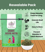 Shahi Kasuri Methi - Premium Dried Fenugreek Leaves