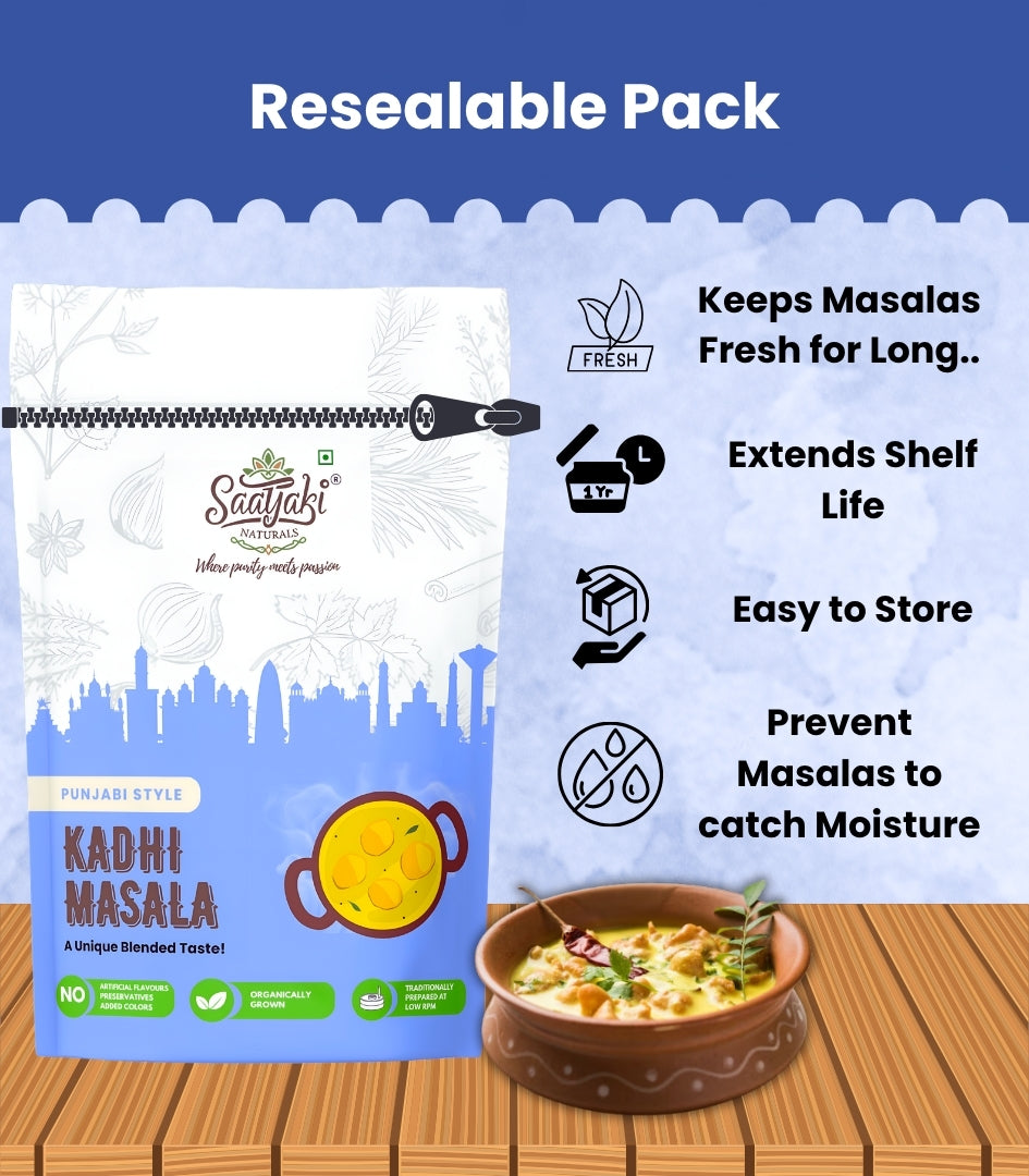 Pure Punjabi Style Kadhi Masala - Authentic North Indian Curry Spice Mix