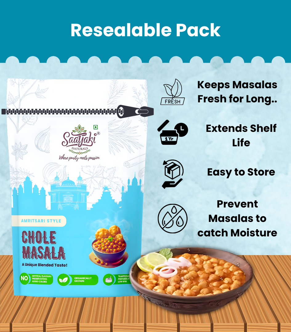 Amritsari Chole Masala - Authentic Punjabi Chana Masala Spice Mix