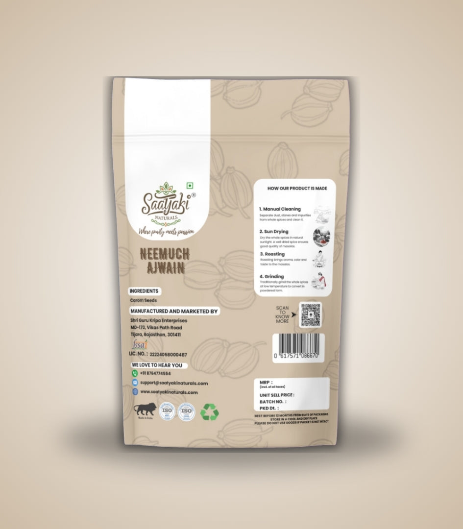Neemuch Ajwain - Premium Organic Carom Seeds