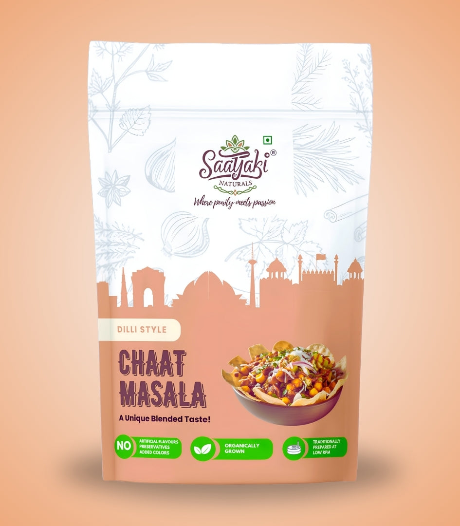 Dilli Style Chaat Masala - Authentic Spice Mix for Snacks & Salads