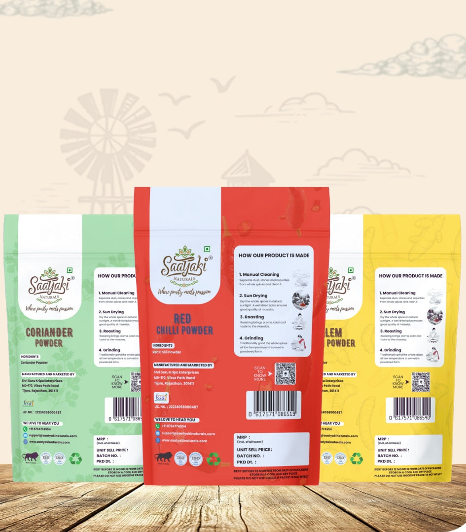 Rasoi Essentials Trio Combo - Everyday Spice Pack