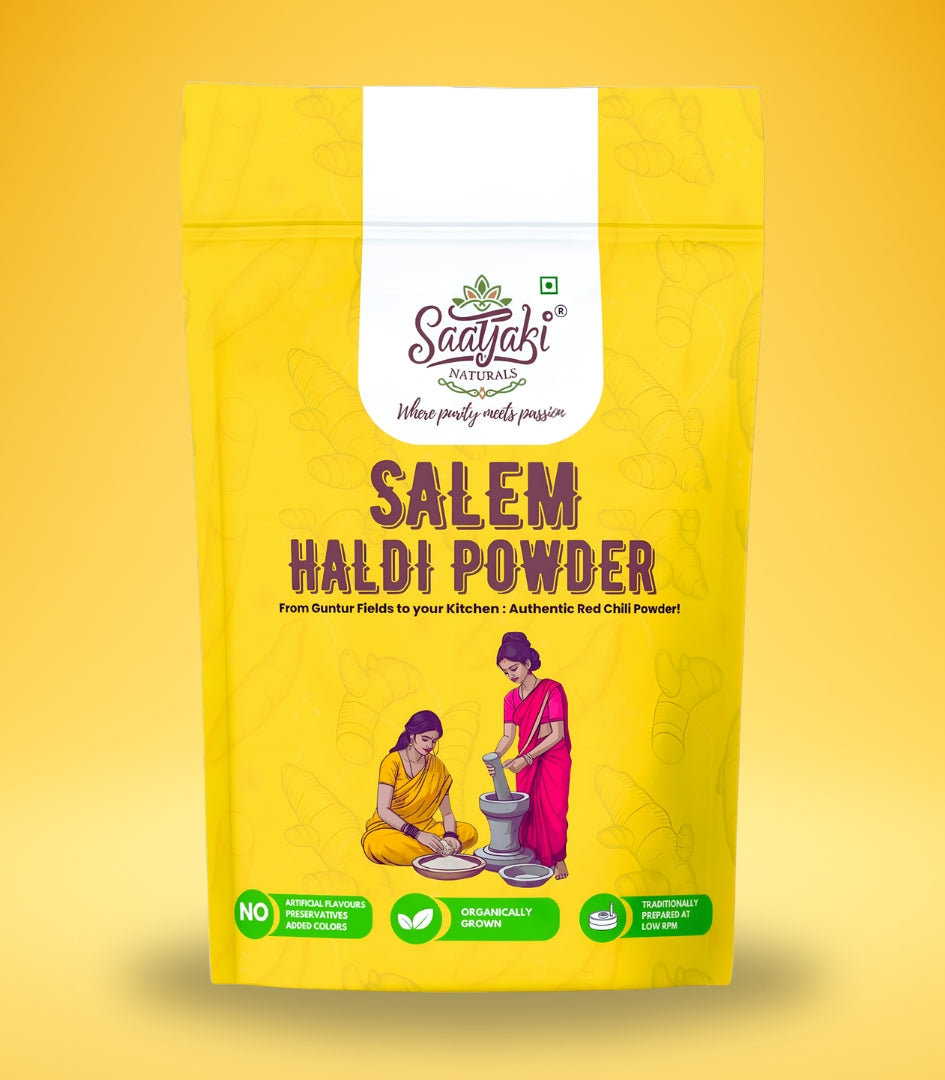 Salem Haldi Powder - Premium Organic Turmeric
