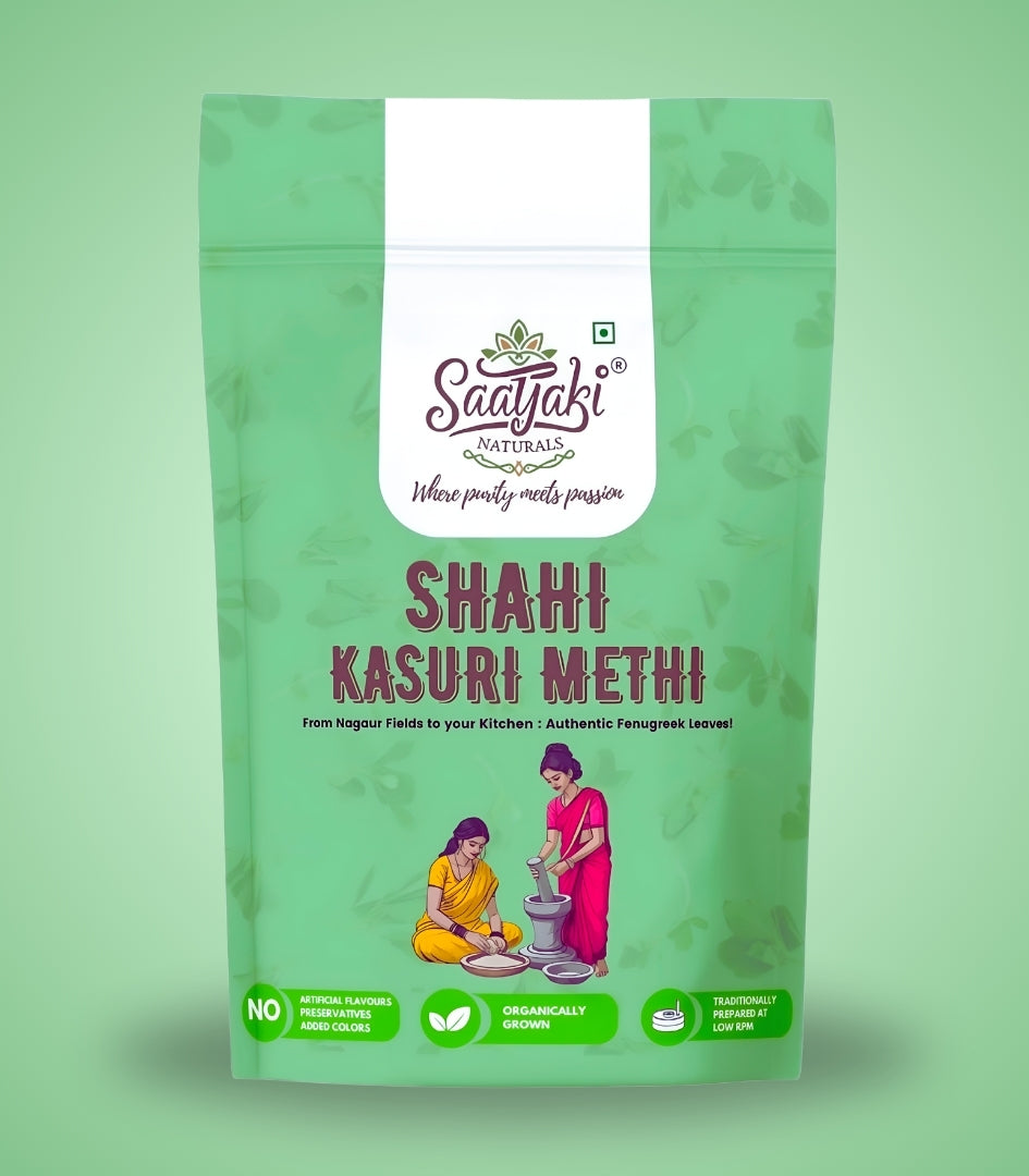 Shahi Kasuri Methi - Premium Dried Fenugreek Leaves