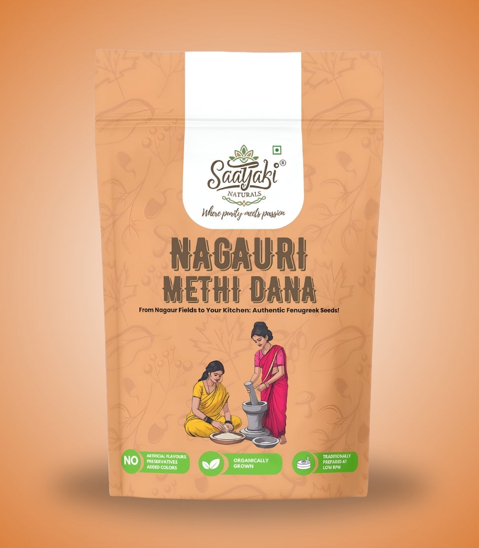 Nagauri Methi Dana - Premium Bold & Clean Fenugreek Seeds