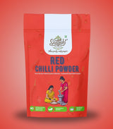 Red Chilli Powder - Stone Grounded, Pure & Stem Cut Lal Mirch Powder